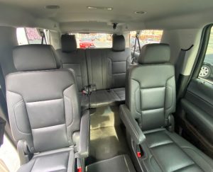 運転席から見た後部席セパレートタイプ
